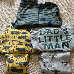 Kids Pajama Sets - Truck, Dinosaur & Moose 4T